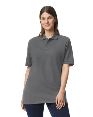 Unisex Midweight Double Pique Polo Shirt