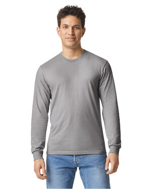 Gildan Big Boys Seamless Crewneck Long Sleeve T-Shirt, Style