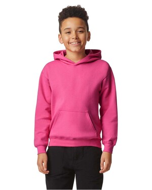 Gildan SF500B - Youth Softstyle Midweight Fleece Hooded Sweatshirt Pink Lemonade - Xs