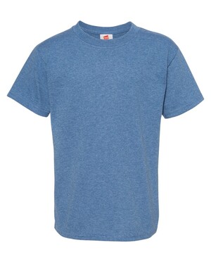 Hanes ComfortBlend Ecosmart 50/50 Kids Plain Tee Youth T-Shirt XS-XL 5370 