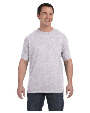 Hanes 5590 Tagless Short Sleeve Pocket T-Shirt 