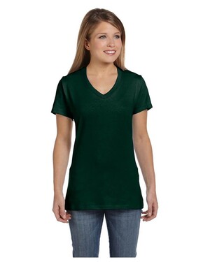Hanes SL04 Ladies Ringspun Cotton Nano T-Shirt