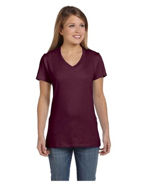 Hanes Women's Lavender 4.5 oz. 100% Ringspun Cotton nano-T T-Shirt