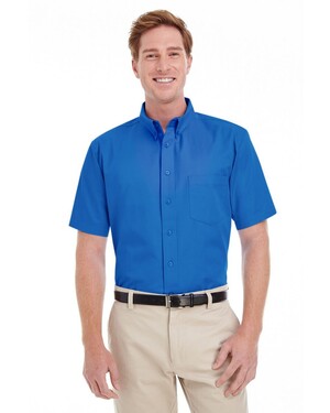 Men's Foundation 100% Cotton Short-Sleeve Twill Shirt Teflon™