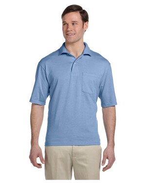 jerzees spotshield polo
