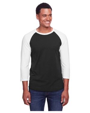 Jerzees 560RR Adult 5.2 oz., Premium Blend Ring-Spun Raglan