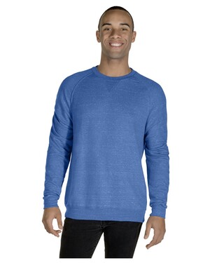 JERZEES 91MR - Snow Heather French Terry Crewneck Sweatshirt