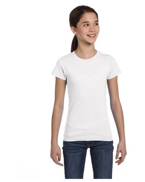 Girls  Fine Jersey Longer Length T-Shirt