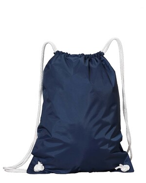 White Drawstring Backpack