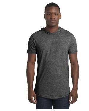 Unisex Mock Twist Short Sleeve T-Shirt Hoodie