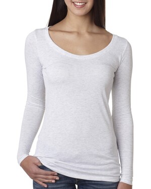 Women's Tri-Blend Long-Sleeve Scoop T-Shirt