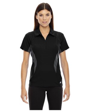 Serac Women's Utk Cool.Logiktm Performance Zippered V-Neck Polo Shirt