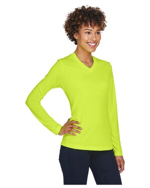 Women's Zone Performance Long Sleeve V-Neck T-Shirt