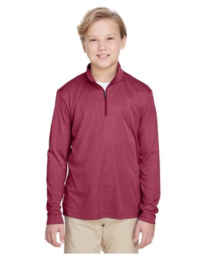 Youth Zone Sonic Heather Performance Quarter-Zip