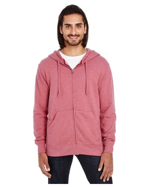 Unisex Triblend French Terry Full-Zip Hoodie