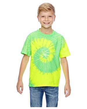 Youth 5.4 oz., 100% Cotton Tie-Dyed T-Shirt
