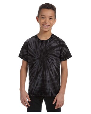 Youth 5.4 oz., 100% Cotton Spider Tie-Dyed T-Shirt