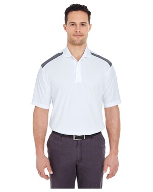 Adult Cool & Dry 2-Tone Mesh Pique Polo