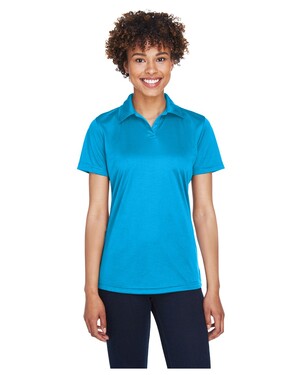 Women's Cool & Dry V-Neck Sport Performance Interlock Polo