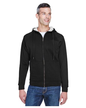 Adult Rugged Wear Thermal-Lined Full-Zip Hooded Fleece