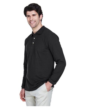 Adult Long-Sleeve Classic Pique Polo Shirt
