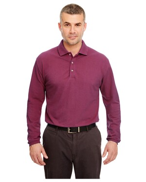 Adult Long-Sleeve Classic Pique Polo