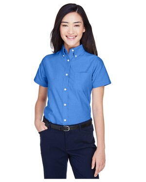 Women's Classic Wrinkle-Resistant Short-Sleeve Oxford