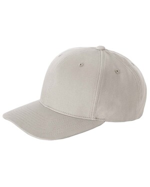 Yupoong 6363V Adult Brushed Cotton Twill Mid-Profile Cap - Black