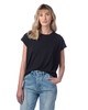 Alternative Apparel 4461HM Women's Modal Tri-Blend Raw Edge Muscle T-Shirt
