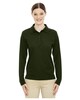 Core 365 78192 Pinnacle Women's Performance Long Sleeve Pique Polo Shirt