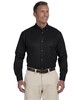 Harriton M500 Men's Twill Shirt with Stain-Release