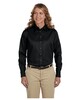 Harriton M500W Women's Twill Shirt with Stain-Release