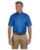 Harriton M600S Men's Short-Sleeve Oxford with Stain-Release