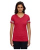 L.A.T. Apparel 3537 Women's Football Fine Jersey T-Shirt