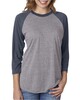 Next Level Apparel 6051 Unisex Tri-Blend Raglan T-Shirt