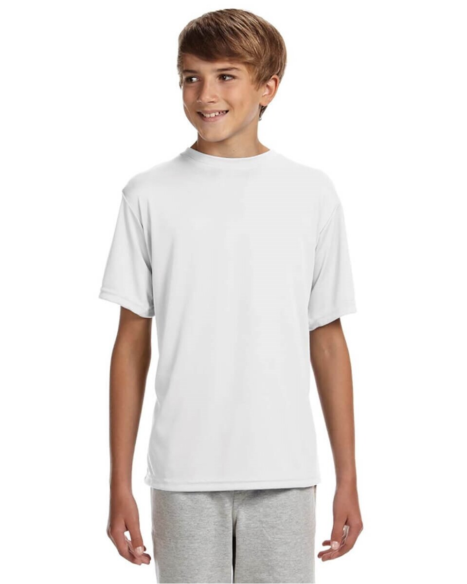 A4 NB3142 Youth Cooling Performance Crew T-Shirt - BlankShirts.com