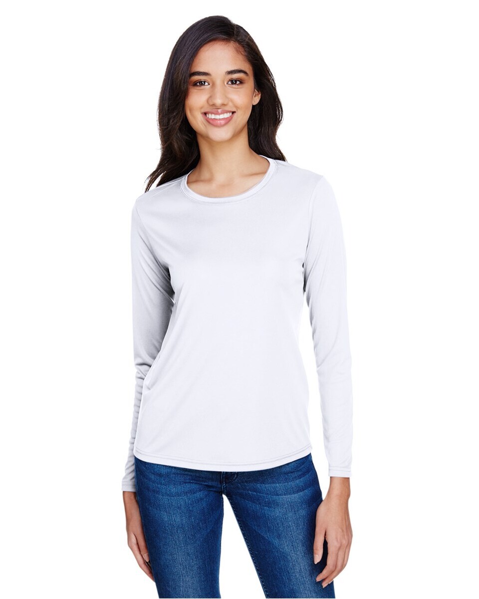 A4 NW3002 Women's Long Sleeve Cooling Performance Shirt - BlankShirts.com