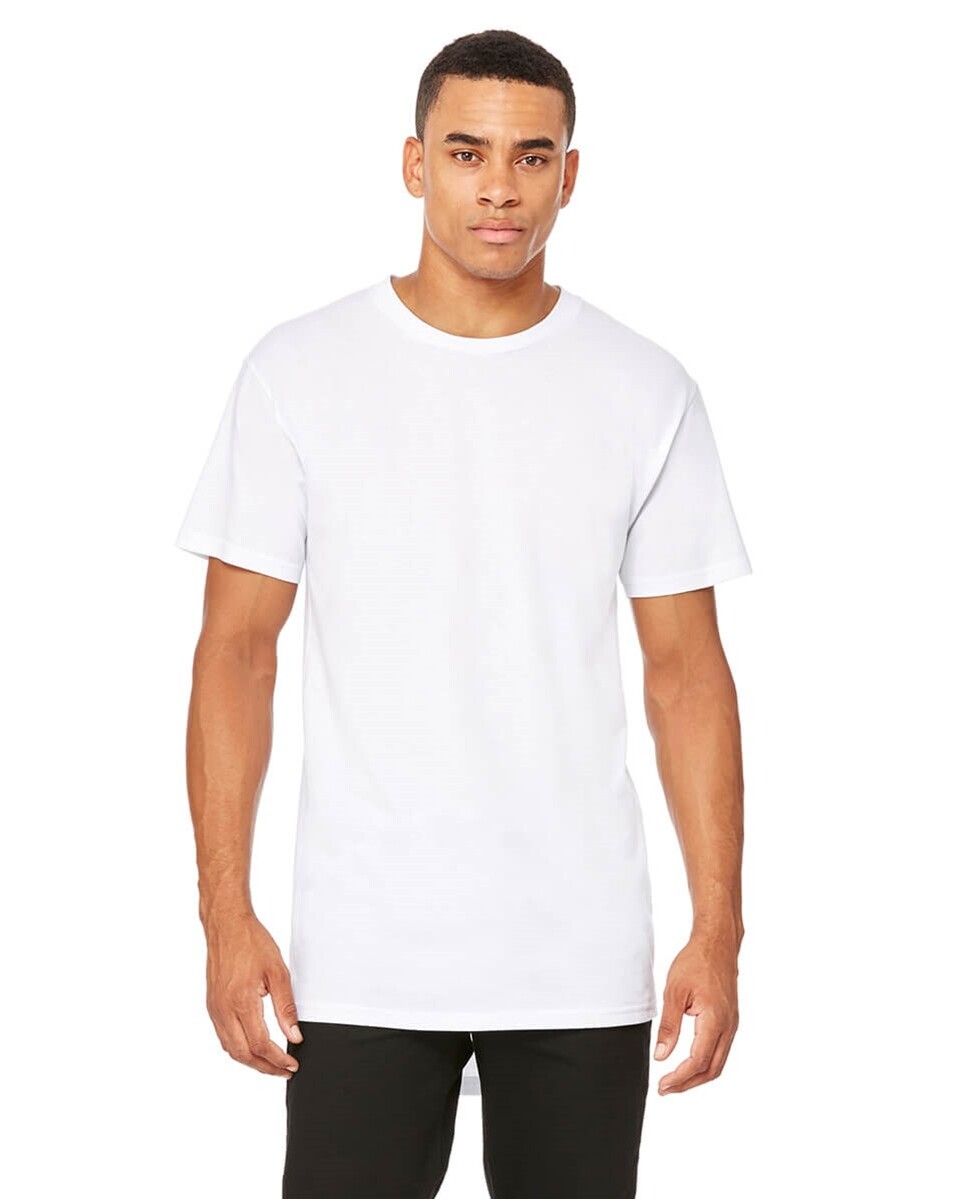 Bella + Canvas 3006 Men's Long Body Urban T-Shirt - BlankShirts.com