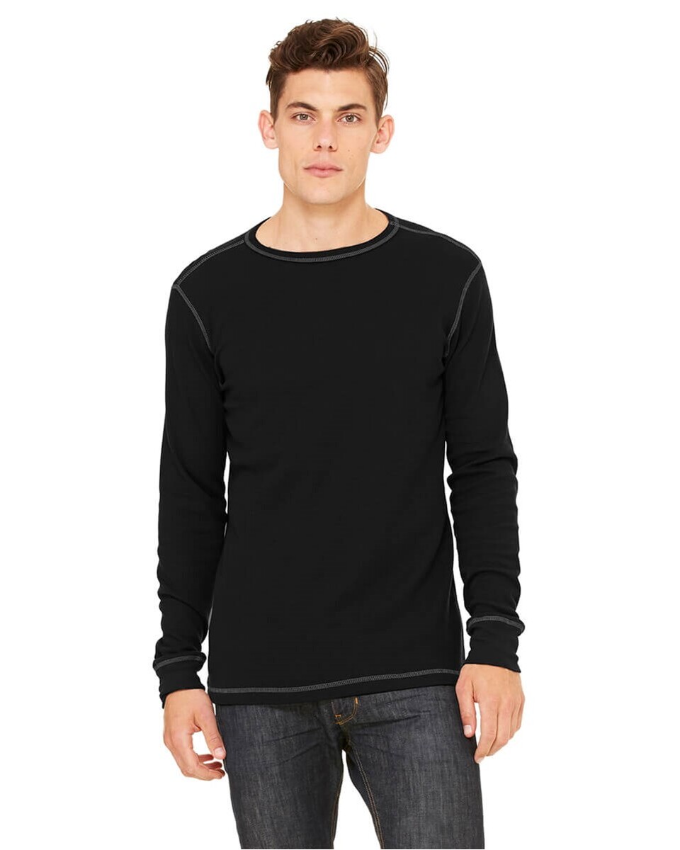 Bella + Canvas 3500 Men's Thermal Long-Sleeve T-Shirt - BlankShirts.com