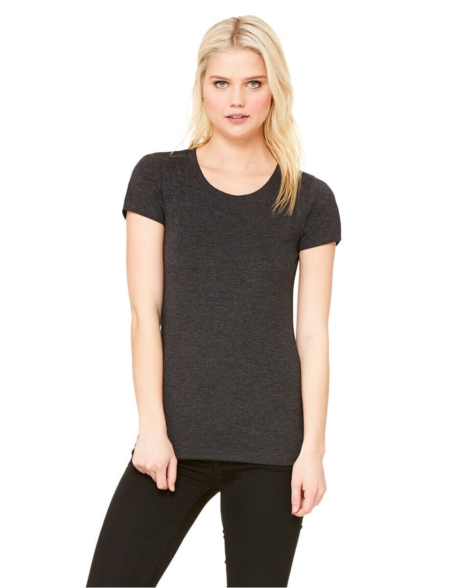 Bella + Canvas 8413 Women's 3.4 oz. Tri-Blend T-Shirt - BlankShirts.com
