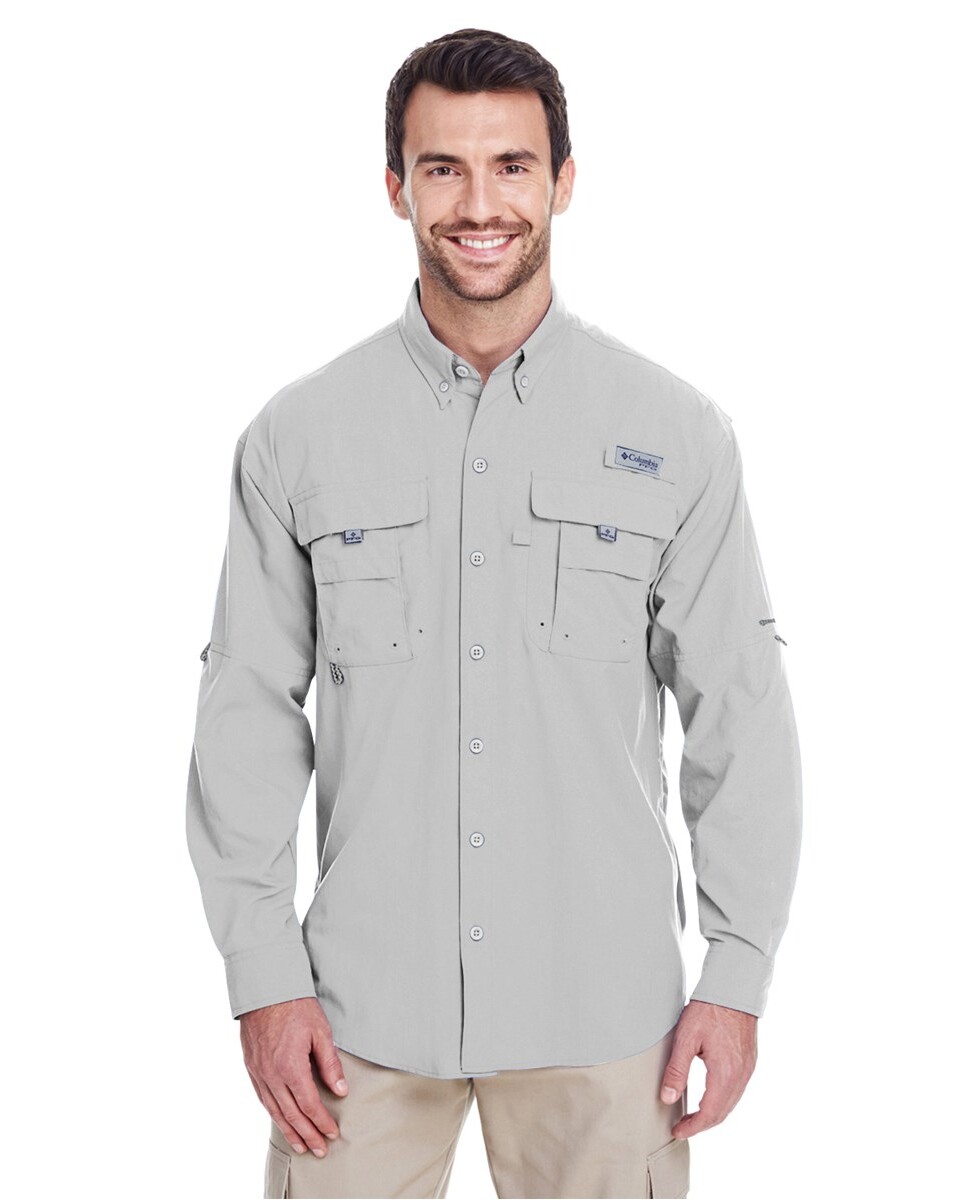 Columbia 7048 Men's Bahama™ II Long-Sleeve Shirt - BlankShirts.com