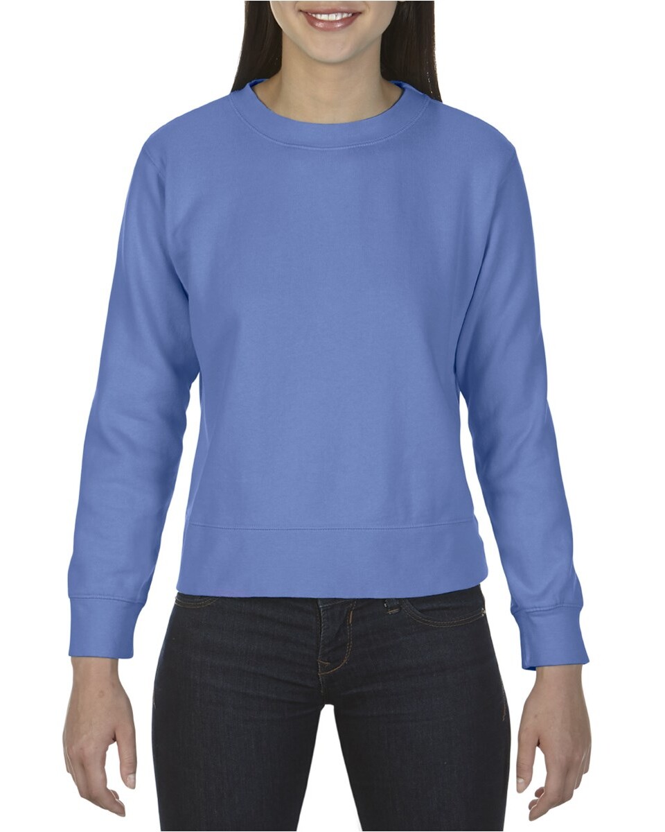 Comfort Colors 1596 Women's Crewneck Sweatshirt - T-ShirtWholesaler.com