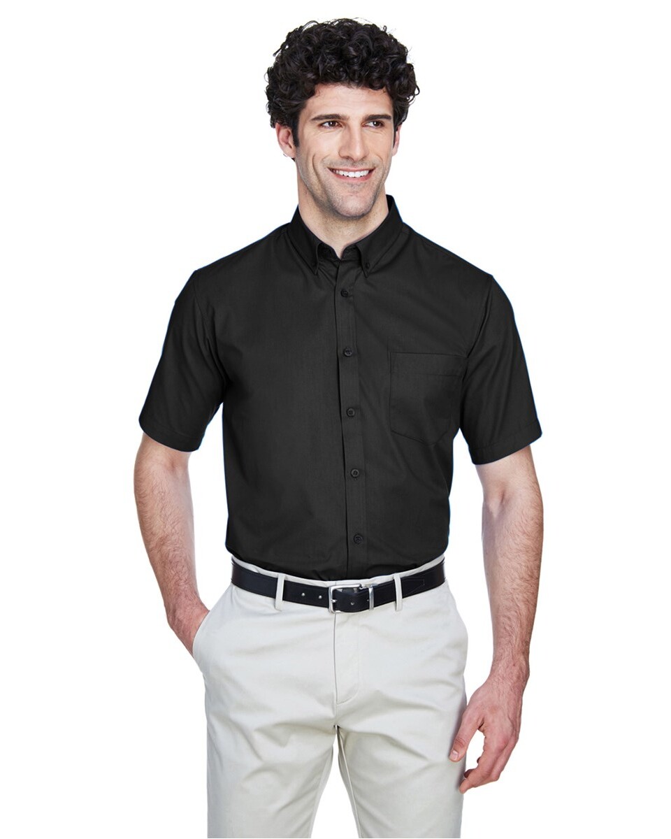 Core 365 88194 Optimum Men's Short Sleeve Twill Shirt - BlankShirts.com