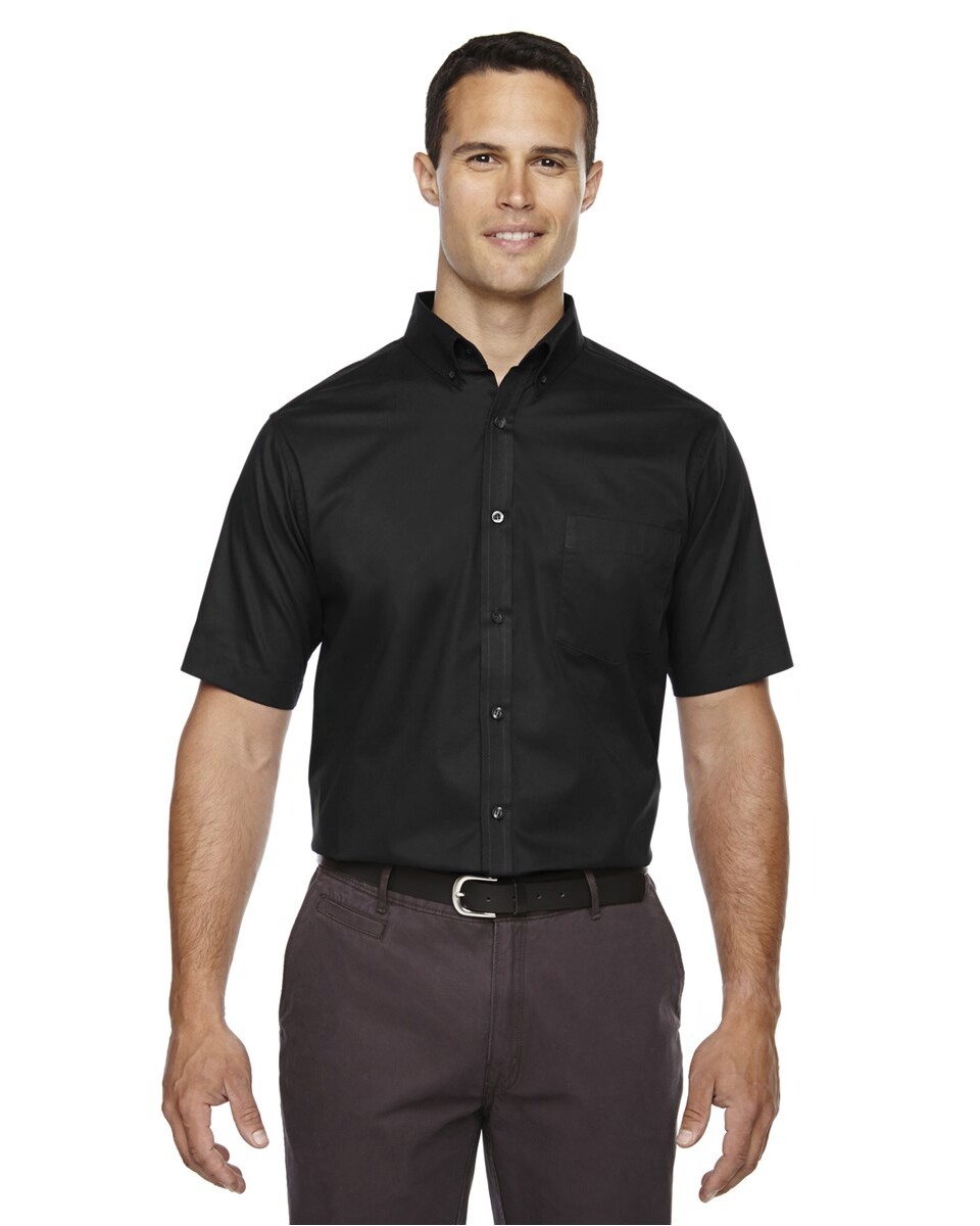 Core 365 88194T Optimum Men's Short Sleeve Twill Shirt - BlankShirts.com