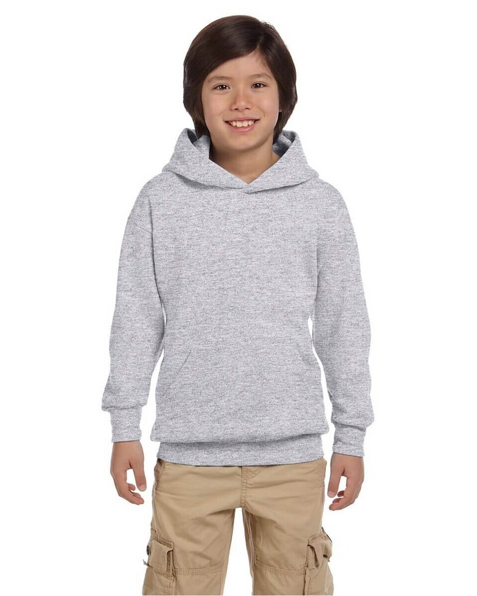 Hanes P473 Youth Ecosmart Pullover Hoodie - BlankShirts.com