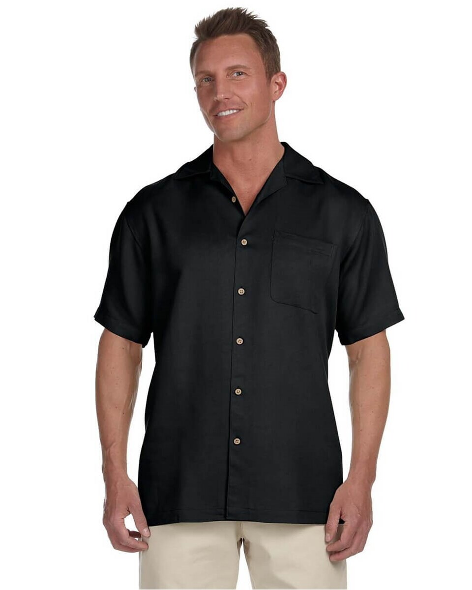 Harriton M570 Men's Bahama Cord Camp Shirt - BlankShirts.com