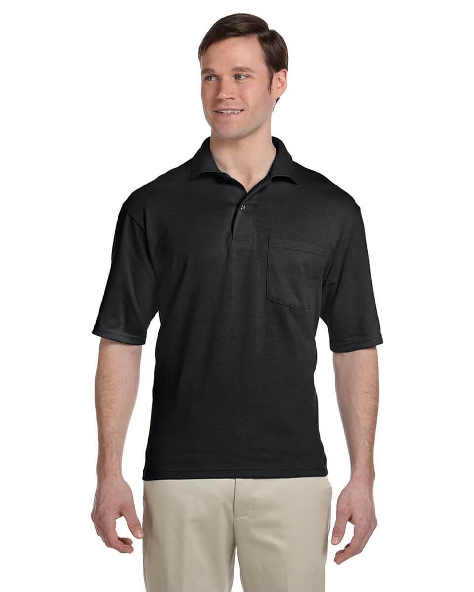 Jerzees 436MPR 50/50 Pocket Polo Shirt with SpotShield - BlankShirts.com