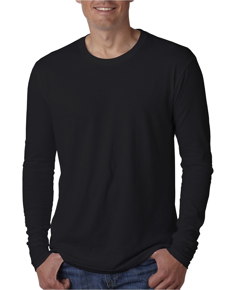 Next Level Apparel 3601 Cotton Long Sleeve T-Shirt - T-ShirtWholesaler.com