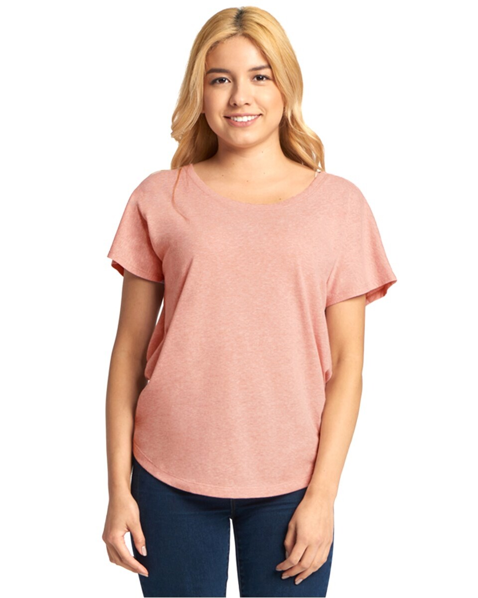 Custom Next Level Women's Dolman Triblend T-Shirt