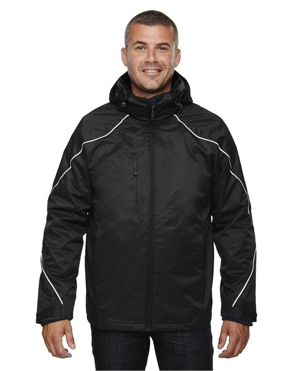 North End 88196 Angle Men's 3-In-1 Jacket With Bonded Fleece Liner ...